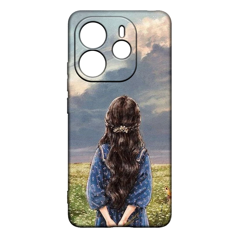 کاور طرح دخترانه کد 246 مناسب برای گوشی موبایل شیائومی Redmi Note 14 4G