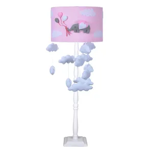 آباژور ایستاده کودک تابنده مدل فیل بادکنک pink 