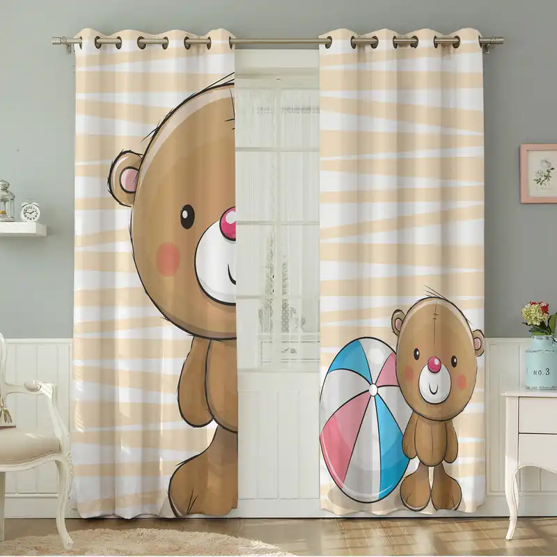 پرده نیروانا طرح کودک مدل مخمل کد 8080سایز 140×280 سانتی متر