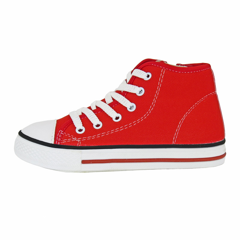 کفش راحتی بچگانه مدل آل اِستار زیپی رنگ قرمز