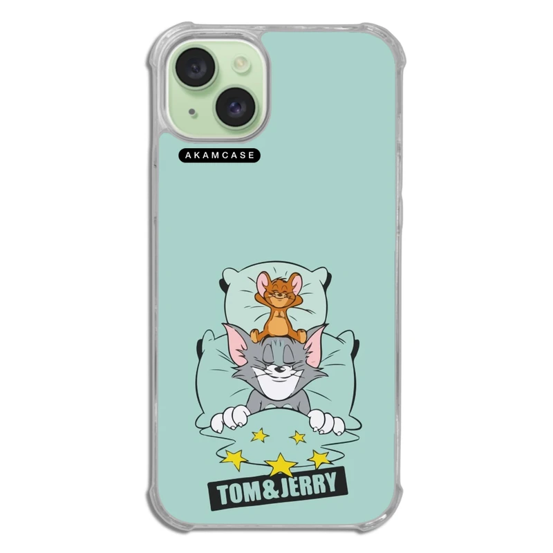 کاور آکام مدل AMC-WTA15PLUS-TOM & JERRY10 مناسب برای گوشی موبایل اپل iPhone 15 Plus