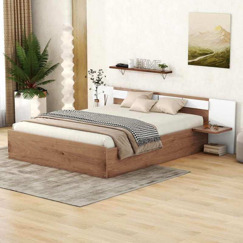 تخت خواب دو نفره اسمردیس مدل +R108 - MDF سایز 200x160 سانتی متر