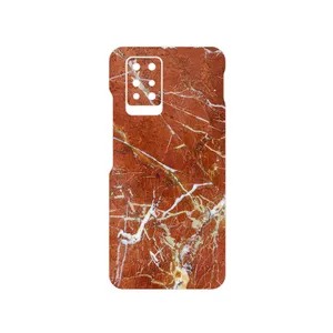 MAHOOT Red Marble Cover Sticker for Infinix Note 10 Pro