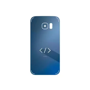 MAHOOT Minimal Coding icon Cover Sticker for Samsung Galaxy S7