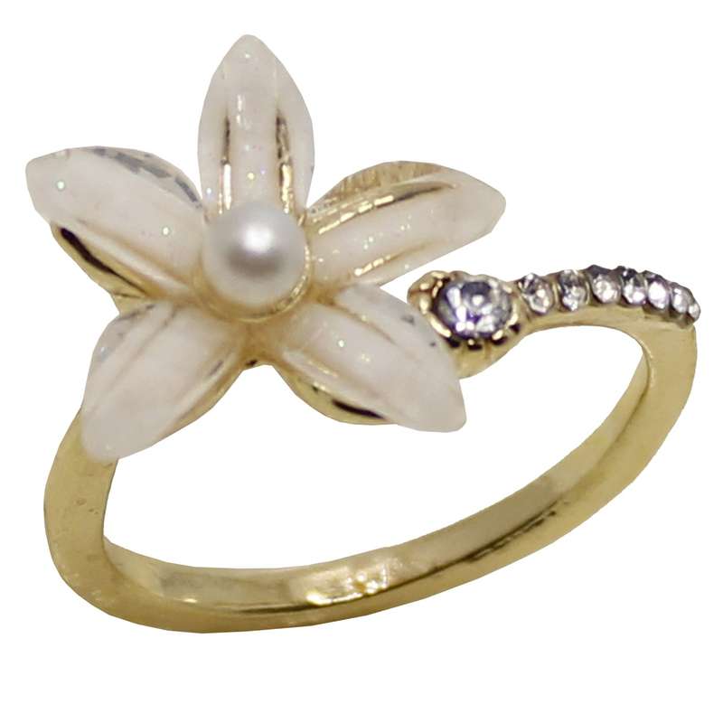 انگشتر زنانه طرح گل کد RKH_1079