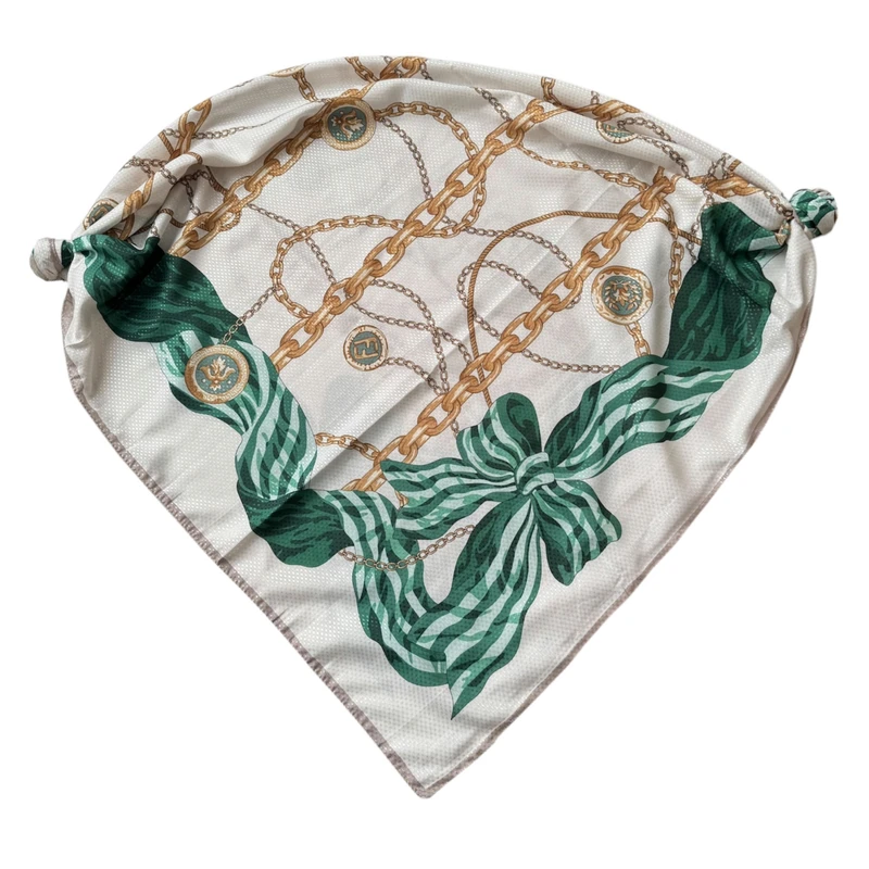 روسری زنانه مدل نخی پاپیون زنجیری مجلسی