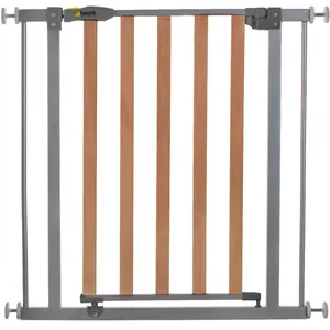 گیت محافظ کودک هاوک مدل Wood Lock Safety Gate Silver