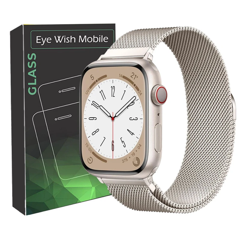 بند آی ویش مدل Milanese Loop مناسب برای اپل واچ Series 9 41 میلی متری