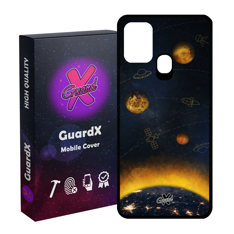 کاور گارد ایکس طرح Galaxy مدل Glass10166 مناسب برای گوشی موبایل سامسونگ Galaxy M31 / M31 Prime / F41