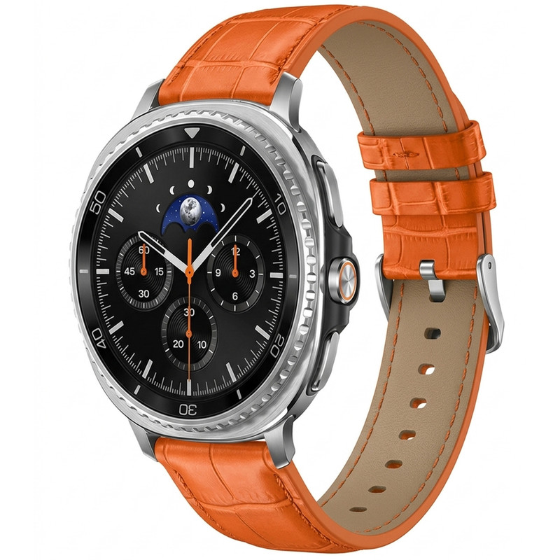 بند اسپریگ مدل ORN Leather W8 مناسب برای ساعت هوشمند سامسونگ Galaxy Watch 8 40mm / 8 44mm / 8 Classic 46mm
