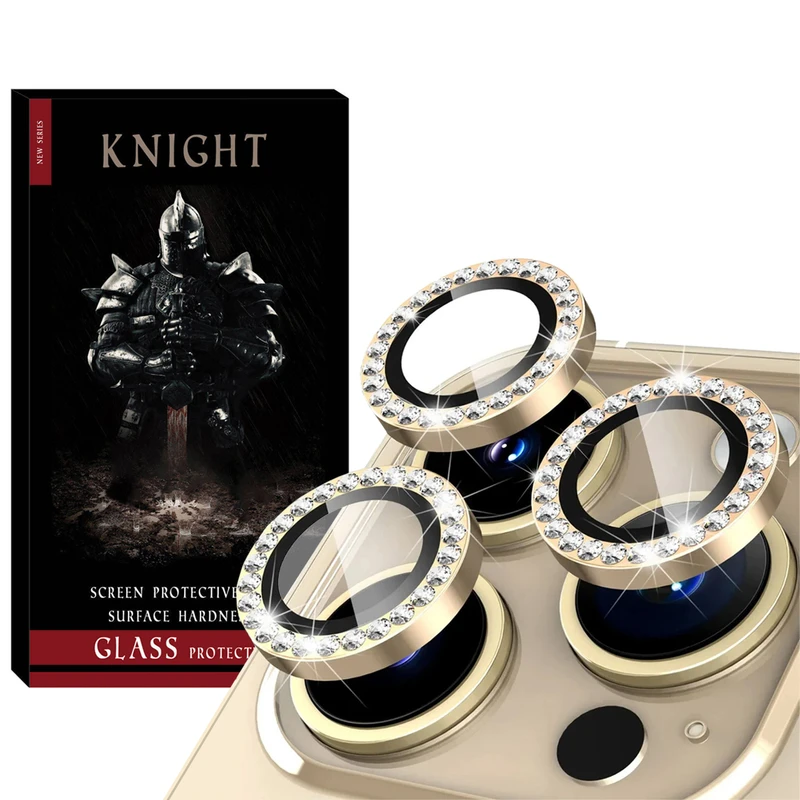 محافظ لنز دوربین نایت مدل Ring-Diamond مناسب برای گوشی موبایل اپل Iphone 11 Pro / 11 Pro Max