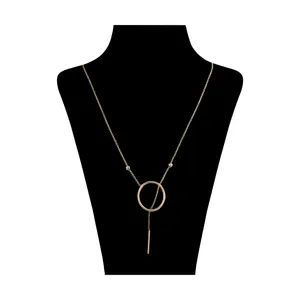 آویز گردنبند طلا 18 عیار زنانه مدل کرواتی