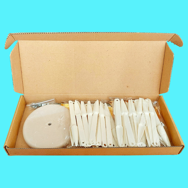 پالت طراحی ناخن مدل پرچمی پایه سنگی بسته 100 عددی