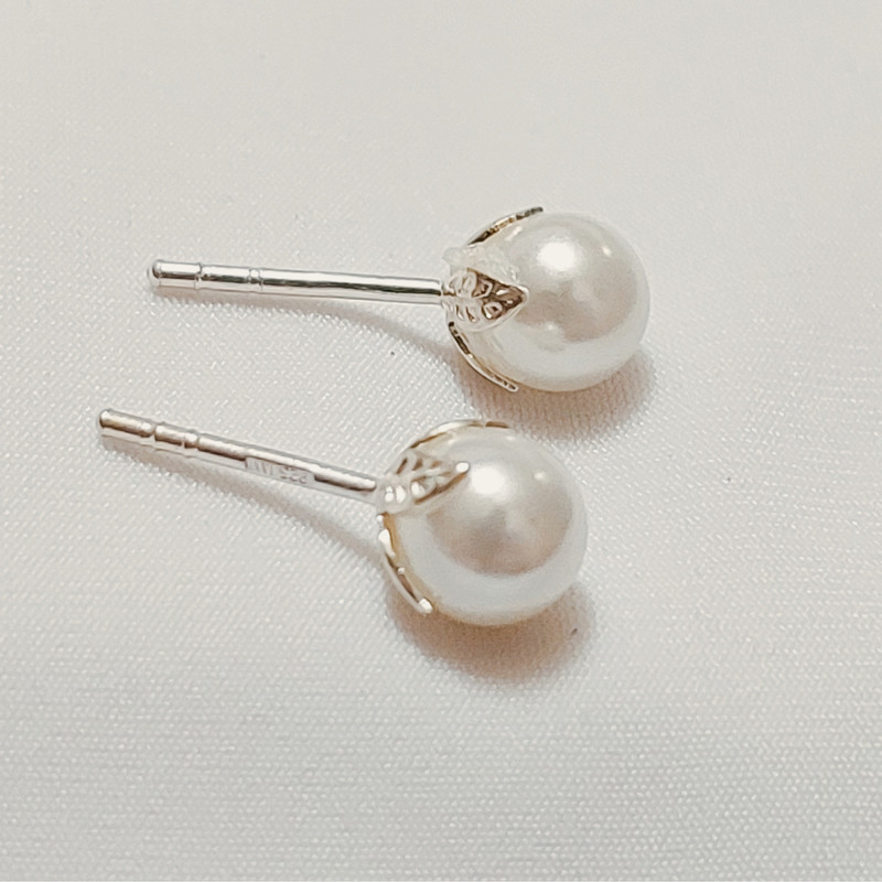 گوشواره نقره زنانه مدل مروارید گوشواره نقره زنانه مدل مروارید