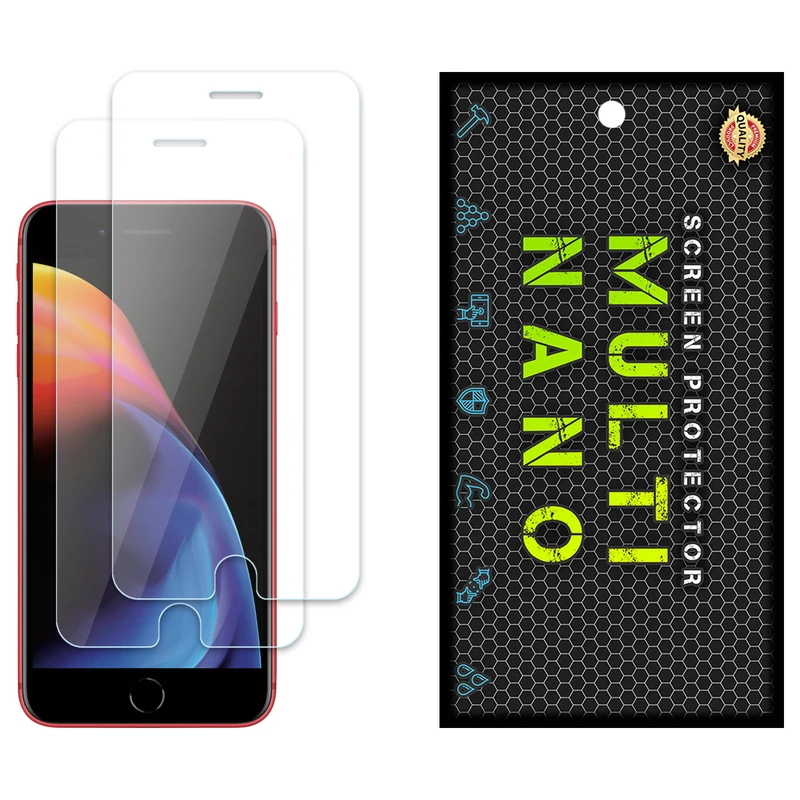 محافظ صفحه نمایش مولتی نانو مدل X-S2N مناسب برای گوشی موبایل اپل iPhone 8 Plus بسته دو عددی