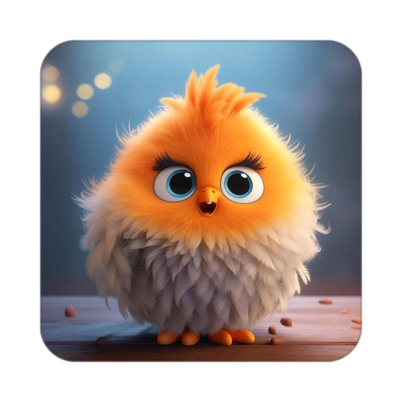 زیر لیوانی کاکتی طرح حیوانات کارتونی مدل mp28113