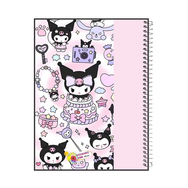 دفتر مشق 100 برگ گلبرگ مدل کرومی کد 9119