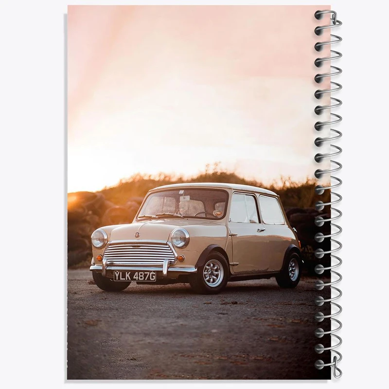 دفتر مشق 50 برگ خندالو مدل ماشین کلاسیک کد 28755