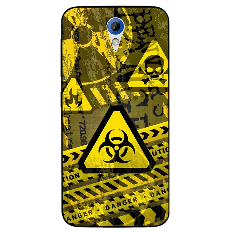 کاور مگافون طرح خطر مدل 7703 مناسب برای گوشی موبایل اچ تی سی Desire 620