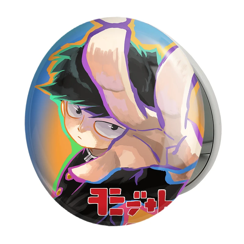آینه جیبی خندالو طرح ریتسو انیمه موب سایکو Mob Psycho 100 مدل تاشو کد 24460 