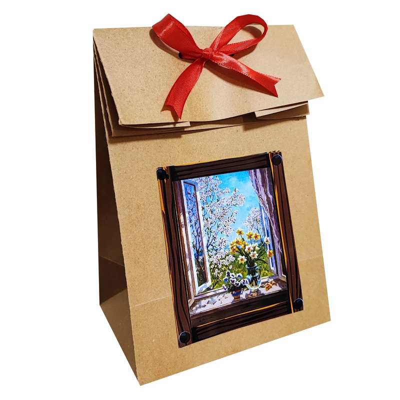 ساک هدیه مدل عید و بهار مجموعه 2 عددی