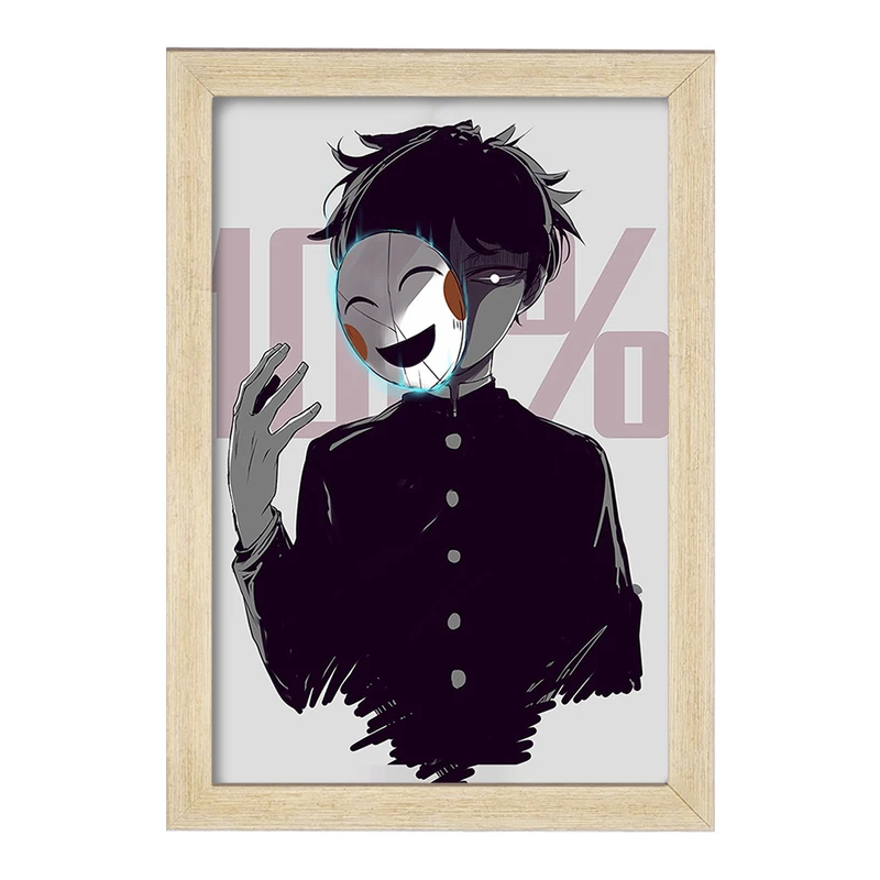 تابلو خندالو مدل شییکو انیمه موب سایکو Mob Psycho 100 کد 24426