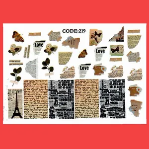 استیکر طراحی ناخن مدل C219