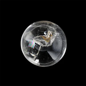 سنگ راف مانا جم مدل گوی کوارتز شفاف