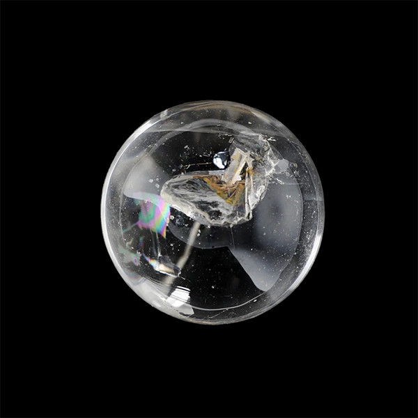 سنگ راف مانا جم مدل گوی کوارتز شفاف