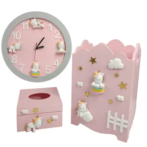 ست سیسمونی اتاق کودک مدل اسب تکشاخ کد A01 مجموعه 3 عددی