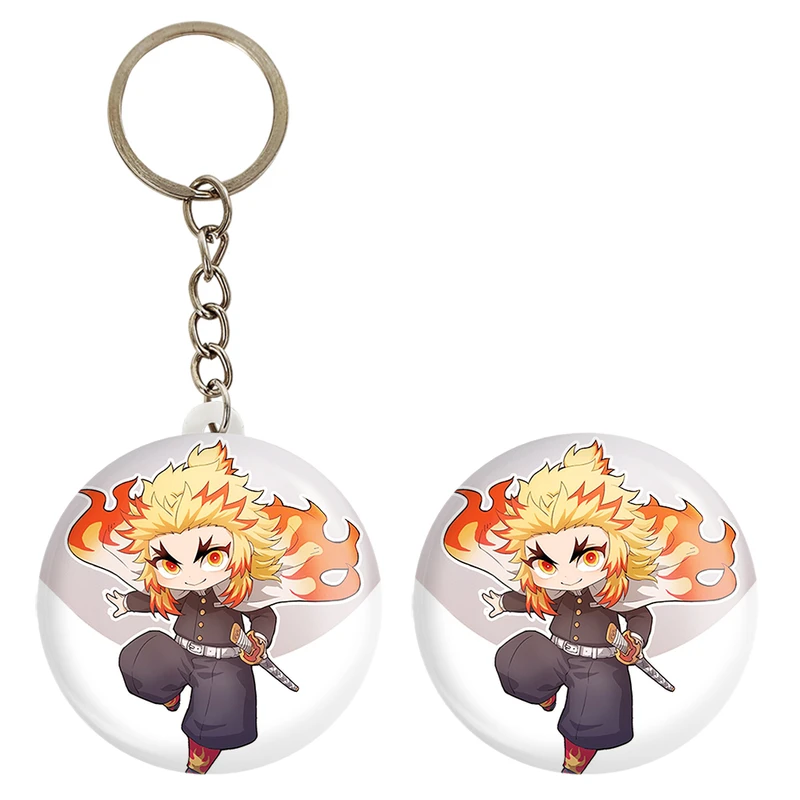 پیکسل خندالو مدل کیوجورو رنگوکو انیمه شیطان کش کد 10105 به همراه جاکلیدی