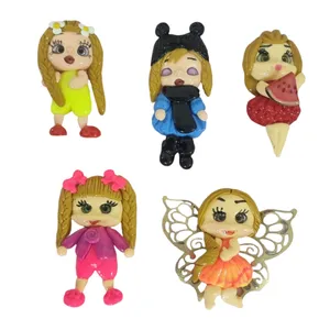 اسباب بازی زینتی مدل عروسک خمیری مجموعه 5 عددی