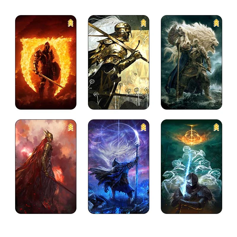 استيکر کارت کارنيکا طرح الدن رینگ Elden Ring کد 51073 مجموعه 6 عددی
