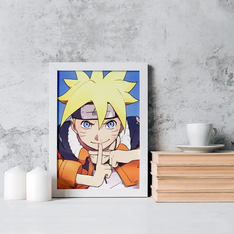 تابلو خندالو مدل بوروتو اوزوماکی انیمه بوروتو کد 15750