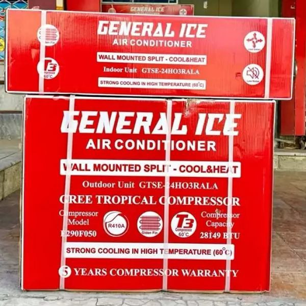 کولر گازی اسپلیت 24000 جنرال آیس مدل   تروپیکال GTSE-24HO3RALA
