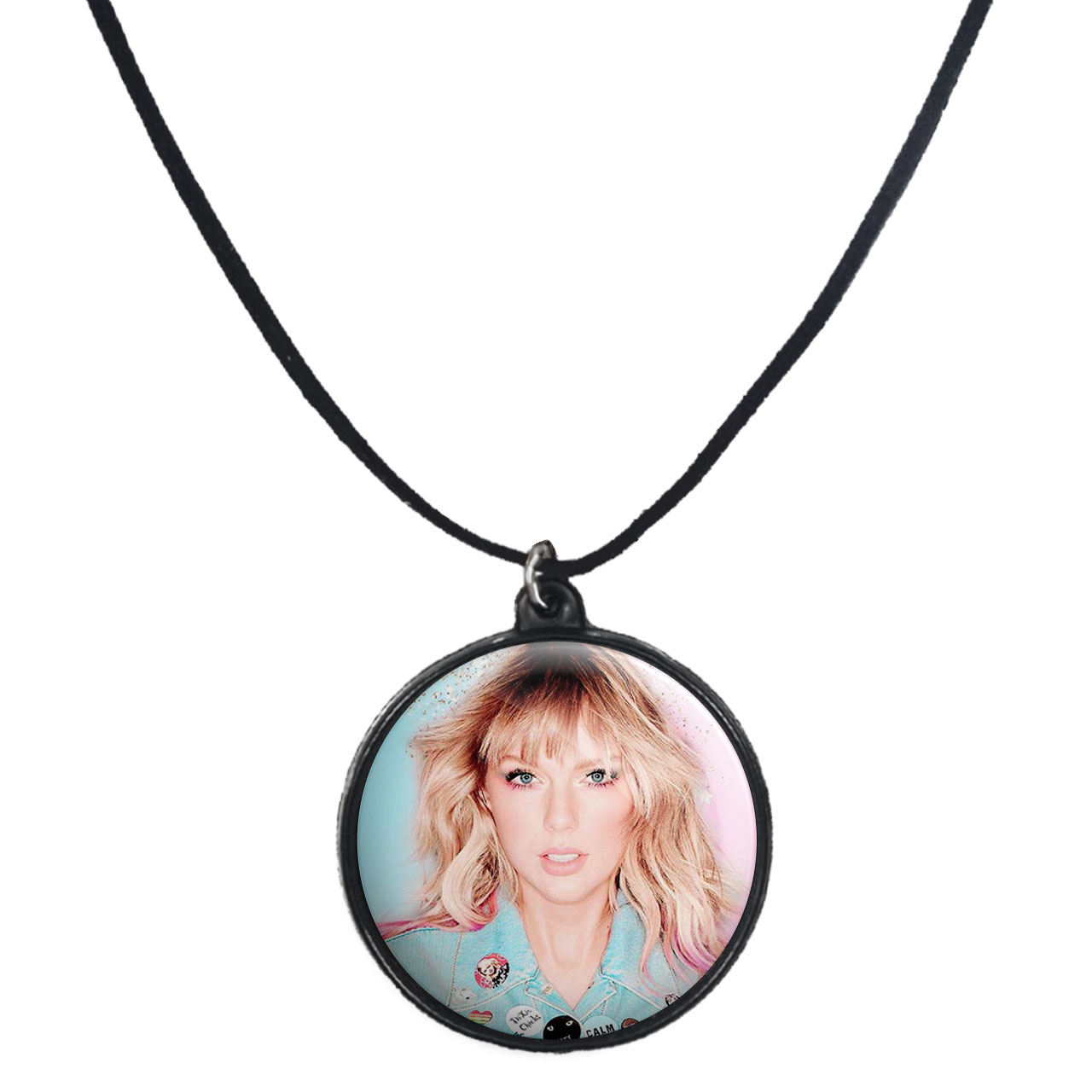 گردنبند پرمانه طرح تیلور سویفت کد pmb.120 مدل دو طرفه