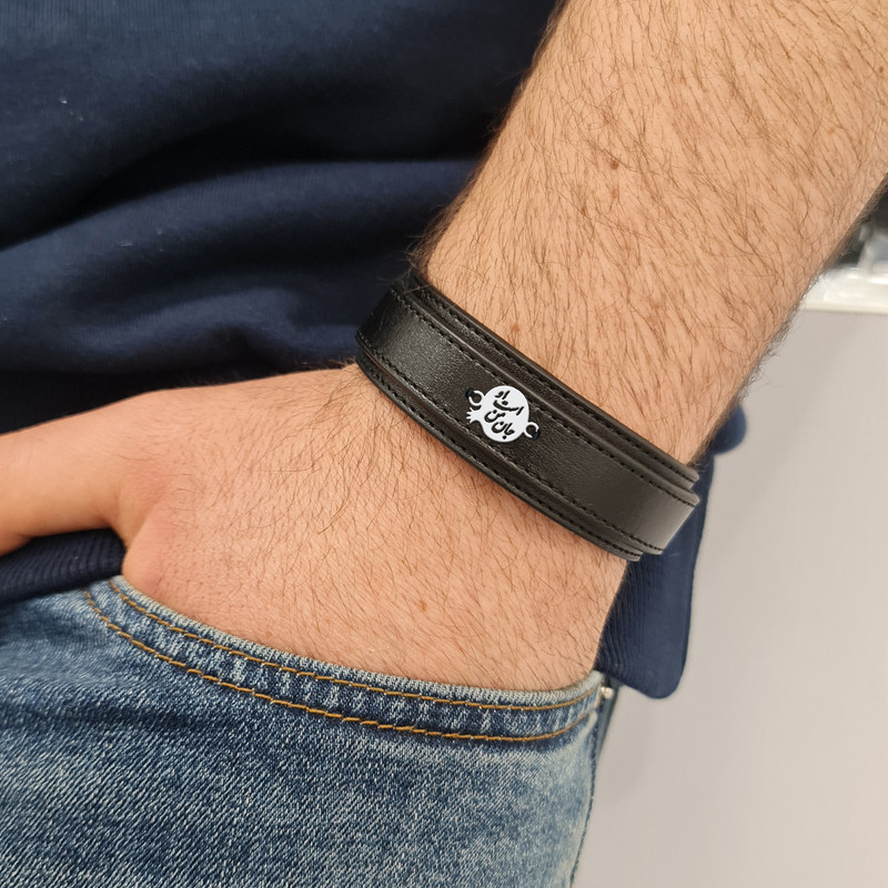 دستبند نقره مردانه لیردا مدل جان من است او کد ght000460