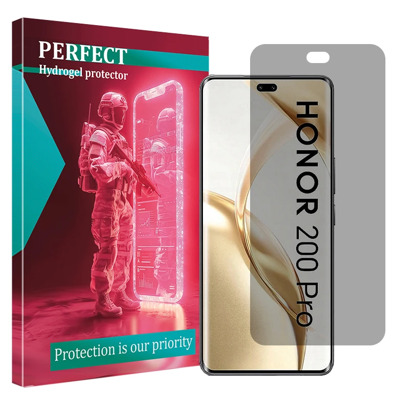 محافظ صفحه نمایش  حریم شخصی پرفکت مدل Tough مناسب برای گوشی موبایل آنر 200 Pro