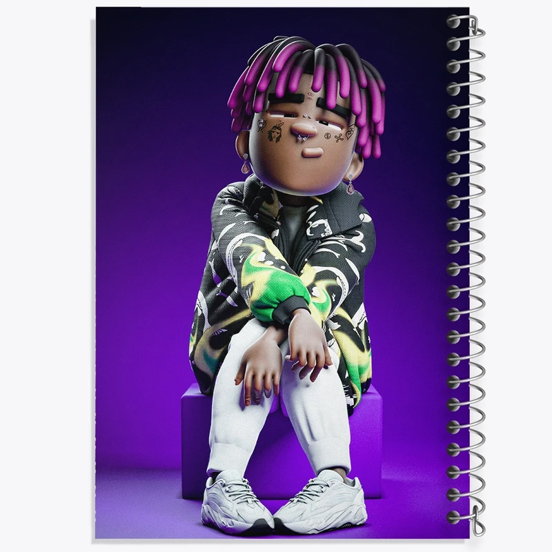 دفتر شطرنجی 50 برگ خندالو مدل لیل اوزی ورت کد F108