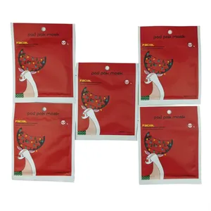 ماسک صورت پد پاک مدل چای سبز عصاره چای سبز وزن 20 گرم بسته 5 عددی