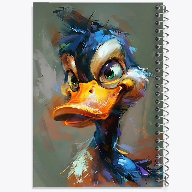 دفتر مشق 50 برگ خندالو طرح اردک کد F7038