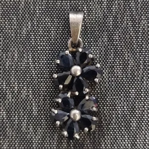 آویز گردنبند نقره زنانه سلین کالا مدل یاقوت کبود ce-new215