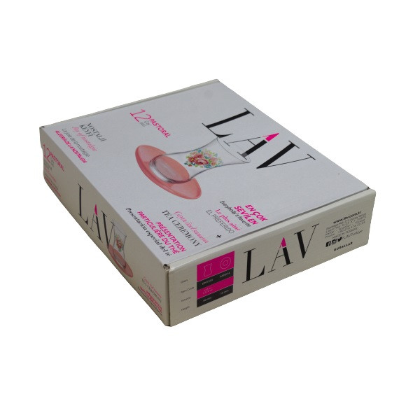 ست فنجان و نعلبکی 12 پارچه لاو مدل پاسترال