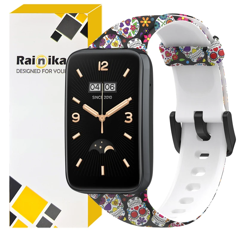 بند رینیکا مدل Skeleton 7 pro مناسب برای مچ بند هوشمند شیائومی Mi Band 7 Pro