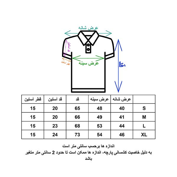 پولوشرت آستین کوتاه مردانه سوربینو مدل ایتالیا