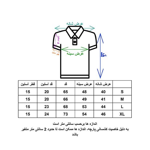 پولوشرت آستین کوتاه مردانه سوربینو مدل ایتالیا -  - 6