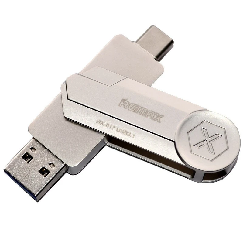 فلش مموری USB 3.1 به USB-C ریمکس مدل RX-817 ظرفیت 128 گیگابایت