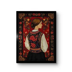 تابلو مدل دکوراتیو طرح دختر کد M18
