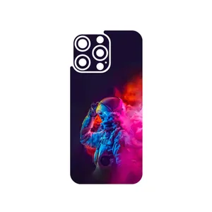 MAHOOT Smoke Rainbow Digital Art 1 Cover Sticker for Apple iPhone 15 Pro Max