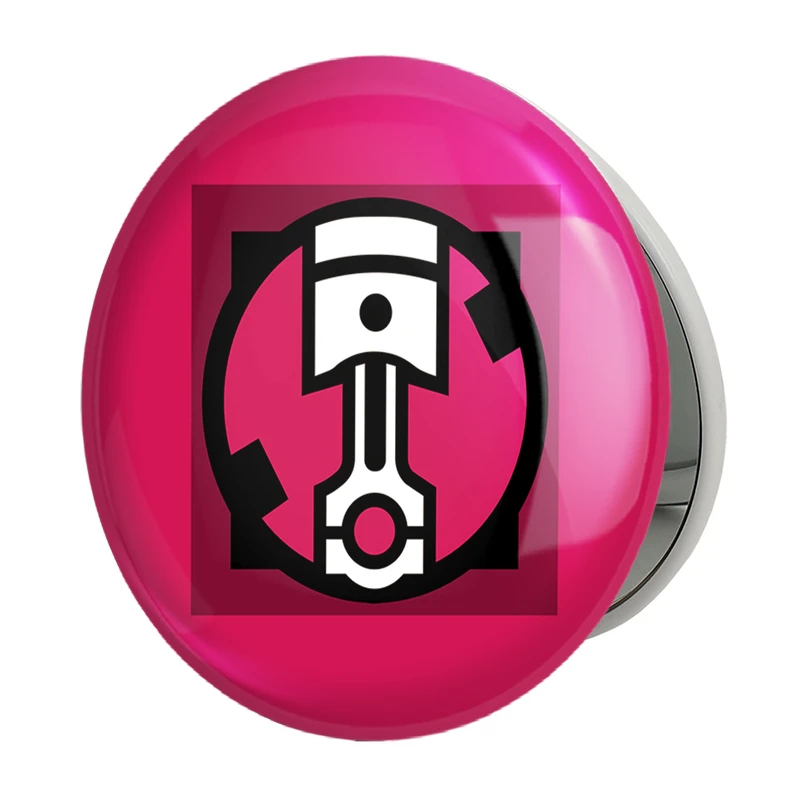 آینه جیبی خندالو طرح  gridlock بازی رینبو سیکس سیج  مدل تاشو کد 30351